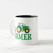 Der alte Macdonald hatte einen Bauernhof für Kinde Zweifarbige Tasse (Vorderseite Links)