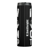 Der alte Mann Behalte auf Thermosbecher (Rückseite)