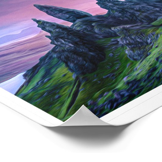 DER ALTE MANN DER STORR - DIE ISLE DES SKYE - SCHO POSTER (Ecke)