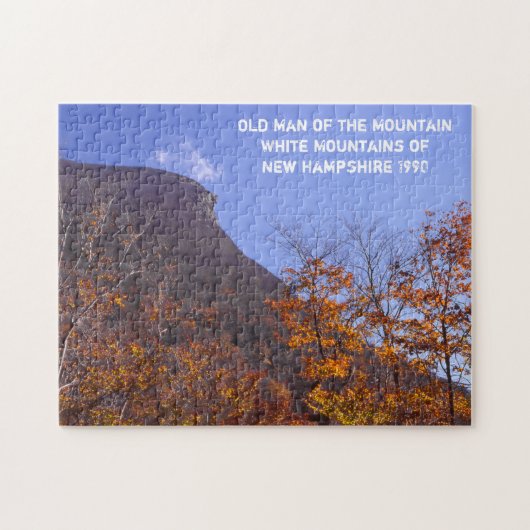 Der alte Mann des Berges New Hampshire Puzzle (Horizontal)