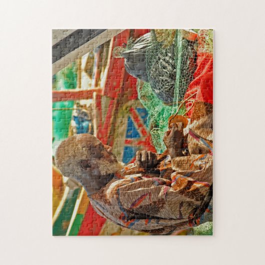 Der alte Mann des Meeres. Puzzle (Vertikal)