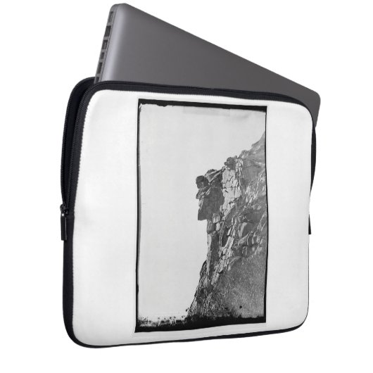 Der alte Mann im Bergcomputer-Fall Laptopschutzhülle (Vorne Rechts)