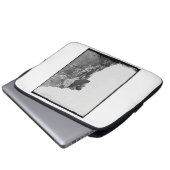 Der alte Mann im Bergcomputer-Fall Laptopschutzhülle (Vorne Knopf)