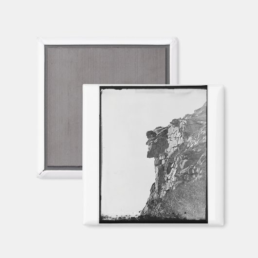 Der alte Mann im Bergland Magnet (Vorderseite/Rückseite)