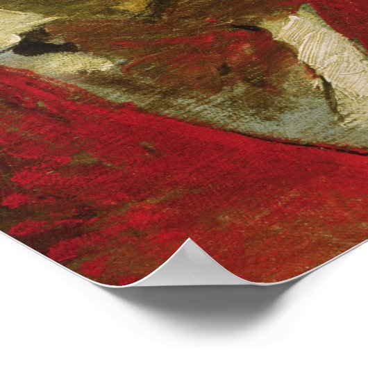 Der alte Mann lacht 1881 Poster (Ecke)