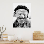 DER ALTE MANN POSTER (Küche)