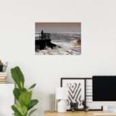Der alte Mann und das regende Meer Poster (Heimbüro)