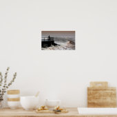 Der alte Mann und das regende Meer Poster (Küche)