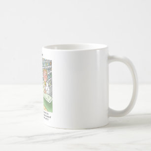 Der alte Mann und die Apotheke Funny Offbeat Carto Kaffeetasse