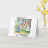 Der alte Mann und die Apotheke Funny Offbeat Carto Karte (Gelbe Blume)