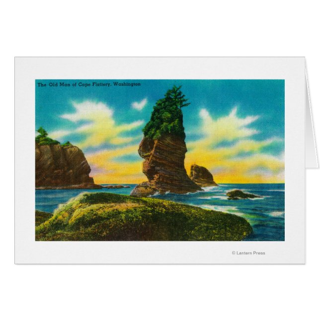 Der alte Mann von Cape Flattery, WA (Vorderseite (Horizontal))