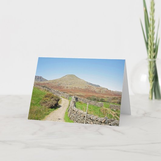 Der alte Mann von Coniston Dankeskarte (Vorderseite)