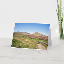 Der alte Mann von Coniston und Dow Crag Dankeskarte