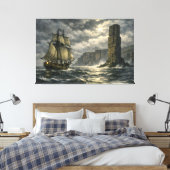 Der alte Mann von Hoy von BurnsInHell Leinwanddruck (Insitu (Schlafzimmer))