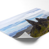 Der Alte Mann von Storr Poster (Ecke)