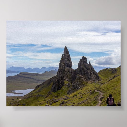 Der Alte Mann von Storr Poster (Vorne)