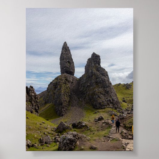 Der Alte Mann von Storr Poster (Vorne)