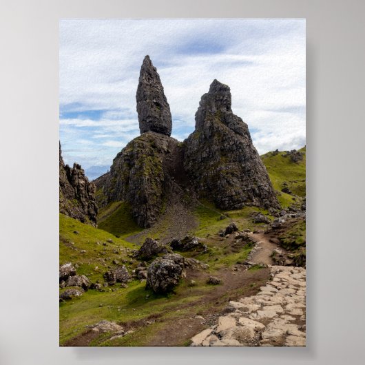 Der Alte Mann von Storr Poster (Vorne)