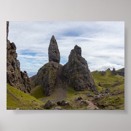Der Alte Mann von Storr Poster (Vorne)