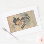 Der alte Mann wurde um Ephemera herum geboren Rechteckiger Aufkleber (Umschlag)