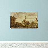 Der Alte Markt mit der St. Kirche. Leinwanddruck (Insitu (Holzboden))