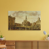 Der Alte Markt mit der St. Kirche. Leinwanddruck (Insitu (Wohnzimmer))
