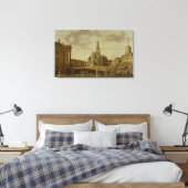 Der Alte Markt mit der St. Kirche. Leinwanddruck (Insitu (Schlafzimmer))