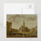 Der Alte Markt mit der St. Kirche. Postkarte (Vorne/Hinten)