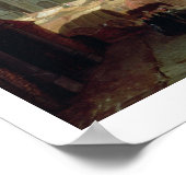 Der alte Marktplatz in Prag, 1881 (Öl auf Canva Poster (Ecke)