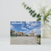 Der alte Marktplatz Nottingham Postkarte (Stehend Vorderseite)