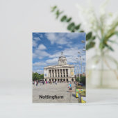 Der alte Marktplatz Nottingham Postkarte (Stehend Vorderseite)