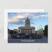 Der alte Marktplatz Nottingham Postkarte (Vorne/Hinten)