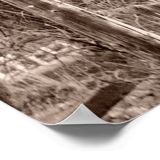 Der alte Obstgarten Poster (Ecke)