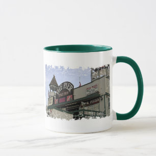 Der alte Orchard Beach Pier Tasse