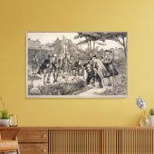 Der alte physische Garten der Gesellschaft von Apo Leinwanddruck (Insitu (Wohnzimmer))