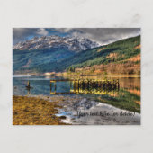 Der alte Pier, Loch Long, Arrochar, Postcard Postkarte (Vorderseite)