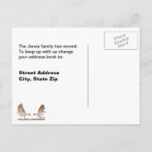 Der alte rote LKW Ankündigungspostkarte (Rückseite)