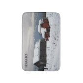 Der alte rote LKW Badematte (Vorderseite Vertikal)