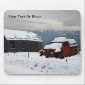 Der alte rote LKW Mousepad (Vorne)