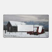 Der alte rote LKW Schreibtischunterlage (Tastatur & Maus)