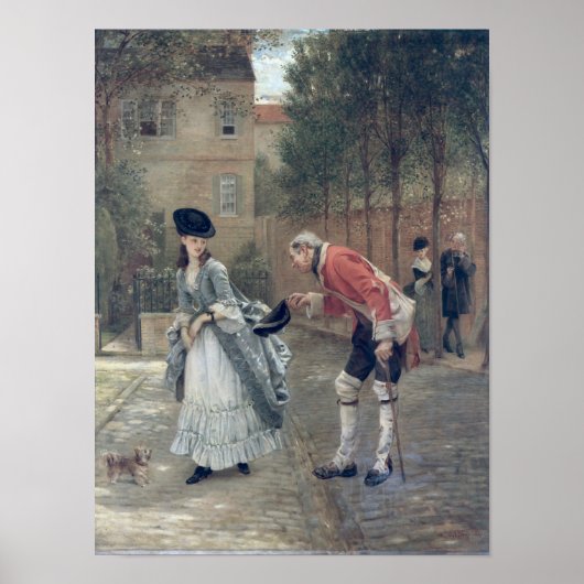 Der alte Soldat, 1869 Poster (Vorne)