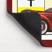 Der Alte Spanische Weg - Historischer Auto Mousepad (Ecke)