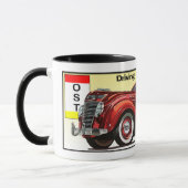 Der Alte Spanische Weg - Historischer Auto Tasse (Links)