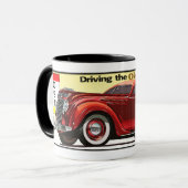 Der Alte Spanische Weg - Historischer Auto Tasse (Vorderseite Links)