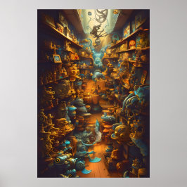 Der alte Spielwarenladen für alle Poster