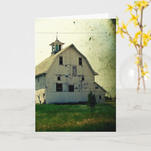 Der alte Stall Karte (Gelbe Blume)