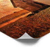 Der alte Stall Poster (Ecke)