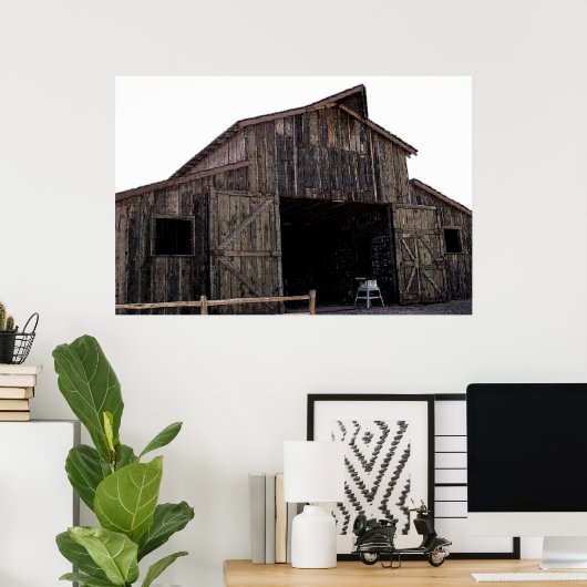 Der alte Stall Poster (Heimbüro)