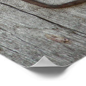 Der alte Stallriegel Poster (Ecke)