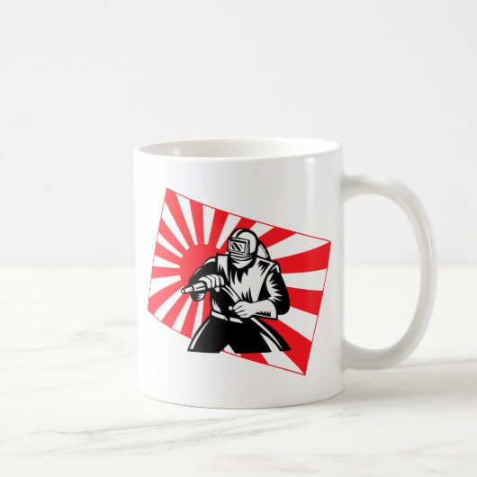 Der alte Tokyo-Sandstrahler Kaffeetasse (Rechts)